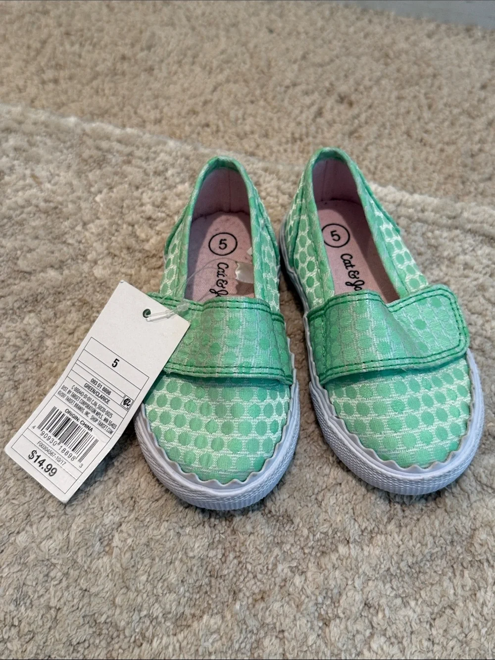 Cat & Jack Toddler Girls Shoes Size 5